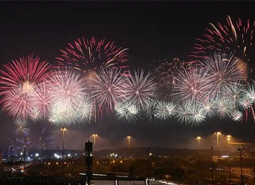 会东县焰火晚会